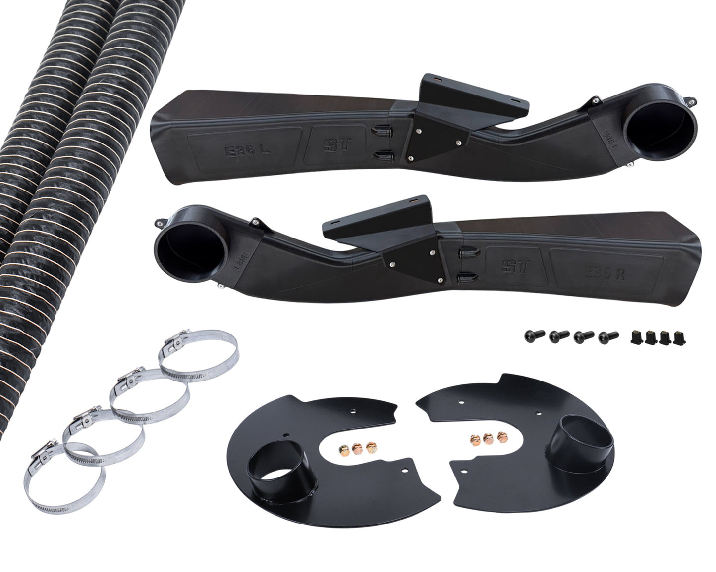 PRE-ORDER BMW E36 Chassis Mounted Brake Cooling Kit