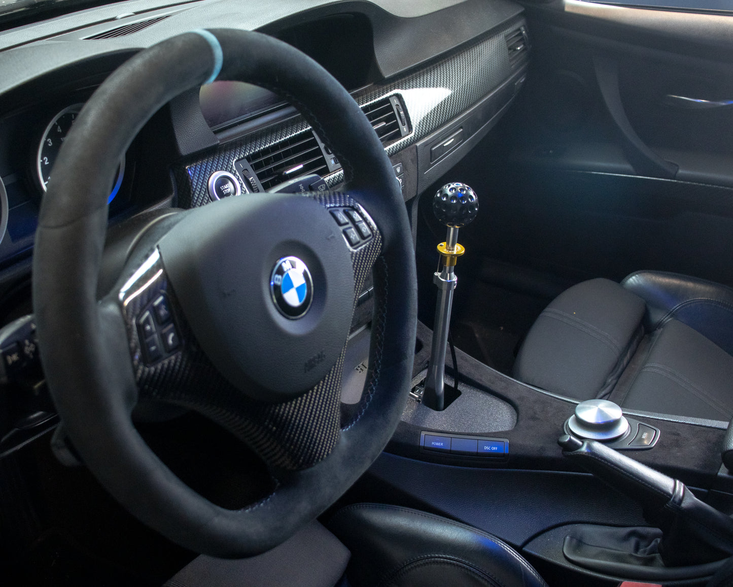 BMW E9X ST Trackparts Shifter Cover