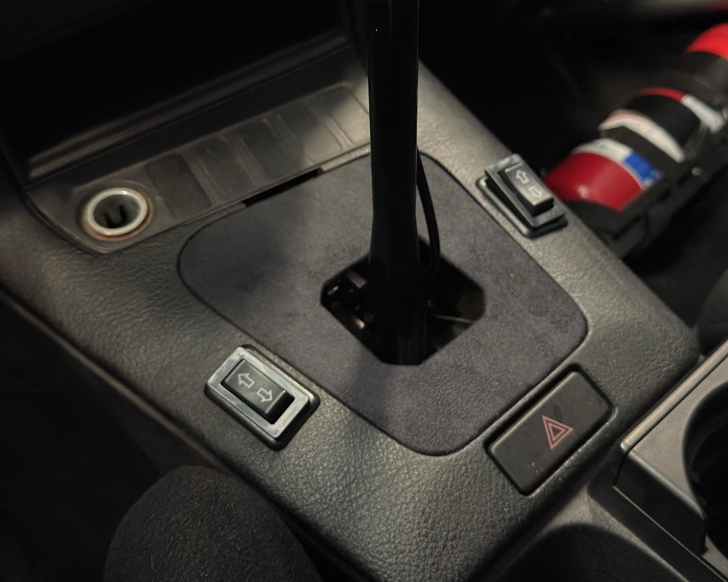E36 ST Trackparts Shifter Cover Alcantara