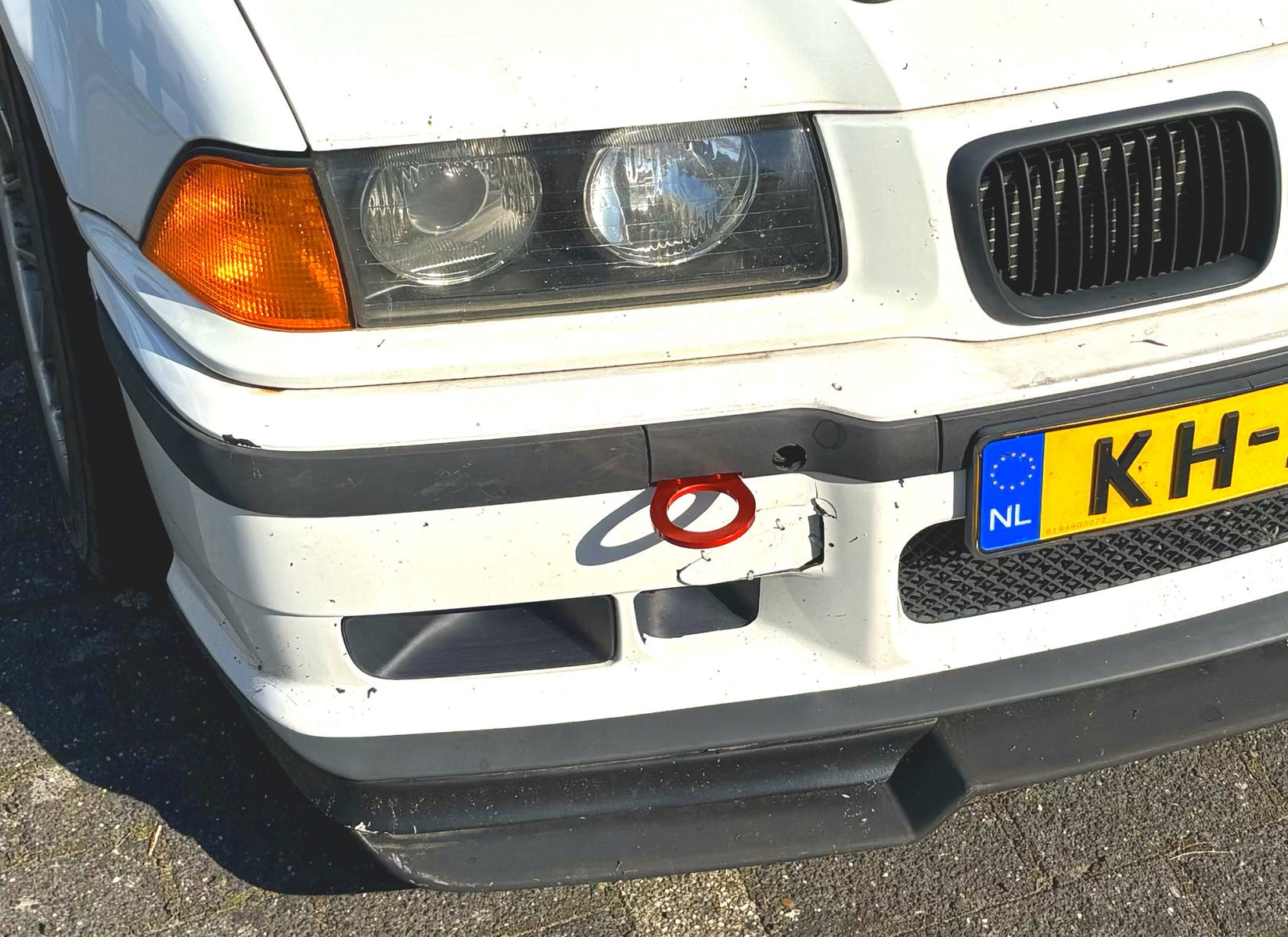 Mishimoto 92-96 BMW E36 Black Front Tow Hook