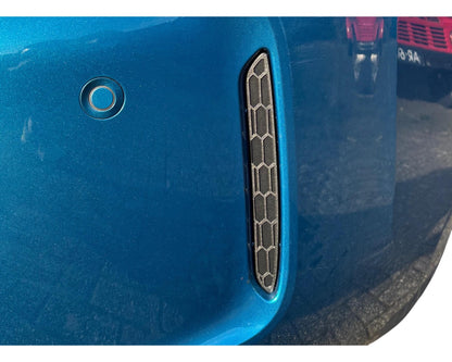 BMW M2 F87 Rear Reflector Delete Kit Honeycomb Black