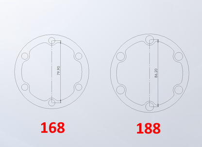 E30/E36/E46/E9x Axle spacers